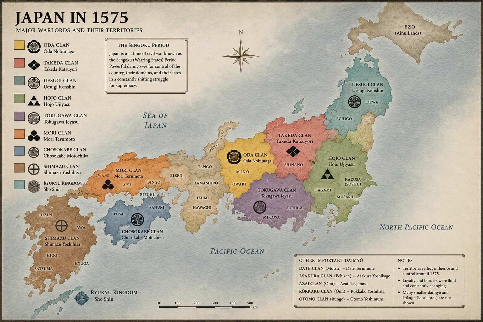 Japan in 1575