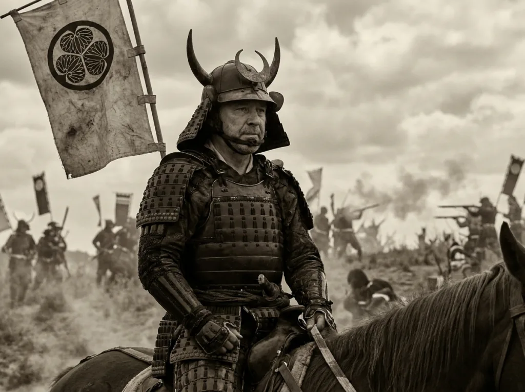 Tokugawa on horesback Tokugawa On Horesback